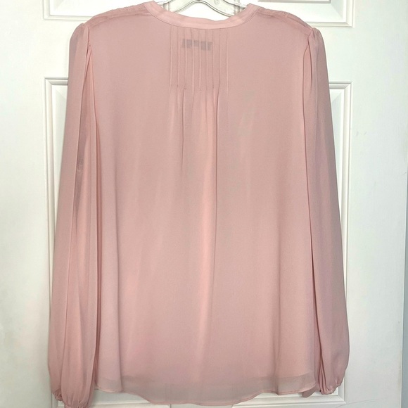 Forever New Danielle Pintuck Detail Blouse 10 Rose Smoke - Picture 8 of 13